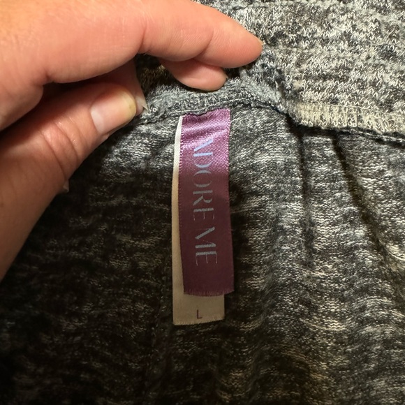 Adore Me heather gray joggers - Picture 3 of 8